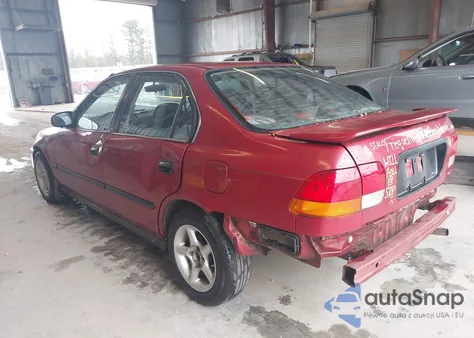 1998 Honda Civic Lx z USA, uszkodzony, nr VIN 1HGEJ6679WL045652